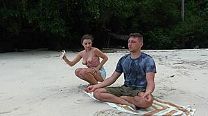 Get a sloppy blowjob from a stranger on the beach?