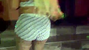 Afrocandy bares her massive boobs at live show