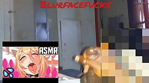 blurred faces on this big dick masturbation session