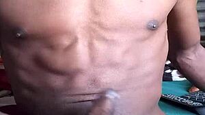 Amateur Master Submits to Big Black Cock Ejaculation Wetting