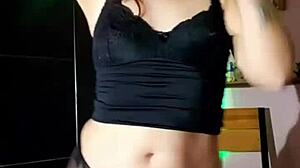 Young Latina TEEN DOES HOMEMADE WEBCAM SHOW FOR HER BOYFRIEND