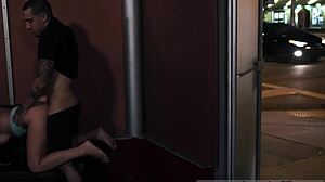 Bound Teen Valerie White Kisses In Outdoor Bondage Domination Fetish!