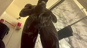 Shower Time With Monster Cock