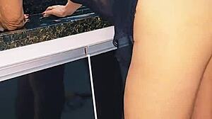 Babe Enjoys Lesbian Foursome!