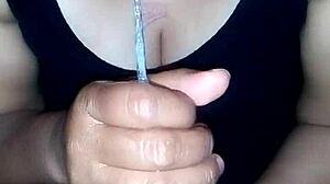 She enjoys a nice masturbation session