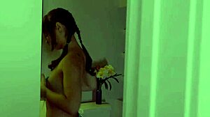 pigtails teen stepsister loses game to tommy king but wins prize