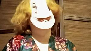 Kinky BDSM bondage session with small penis humiliation.