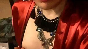 in this teaser, shemale milf regina babylon shows off her ass in boots