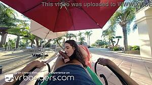 hey, lily lou's outdoor sex in vr is wild