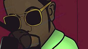 BBW porno star sucks ebony cock! 😈