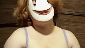 Kinky BDSM bondage session with small penis humiliation.