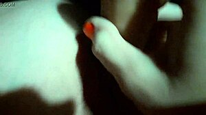 quick cum from pussy play after work