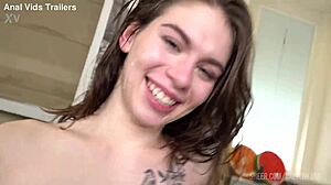 טין DPP בלה טורנדו בפעולה אנל פרועה מולטי אורגזמה עם נימפו רוסית