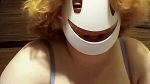 Kinky BDSM bondage session with small penis humiliation.