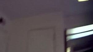 i, uh, sexy brittany dildoing my pussy and tits close-up with that big dildo toy