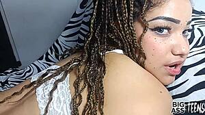 Strict stepmom seduces stepson for doggystyle sex behind husband's back 😏