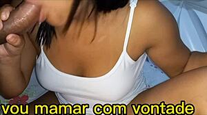 boyfriend with big dick surprises girlfriend outdoors