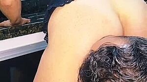 Babe Enjoys Lesbian Foursome!