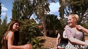 Hunk sucks cock in car contest