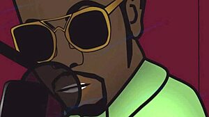 BBW porno star sucks ebony cock! 😈