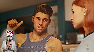 Busty milf gets corrupted in the game