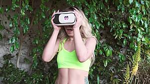 hey, lily lou's outdoor sex in vr is wild