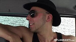 Blonde Babe Feels Intense Pleasure Getting Fucked In Van