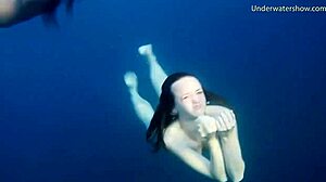 tenerife girls underwater lesbians bathing, what are they doing?