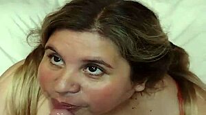 Chubby Argentina Schoolgirl Gets Huge Tits Covered in Cum