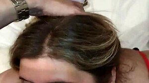 Chubby Argentina Schoolgirl Gets Huge Tits Covered in Cum