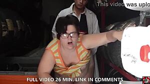 Claudia Marie fucks between tires?