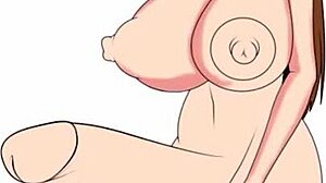 i painted this anime slut with big tits in my speed art