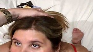 Chubby Argentina Schoolgirl Gets Huge Tits Covered in Cum