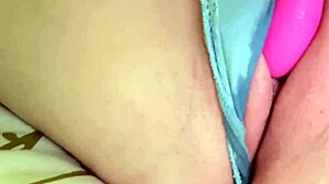 intimate close-up massage session