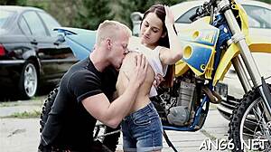 Babe, how do you ride cock so sensationally? Tell me your secret to driving studs wild with every hardcore move!