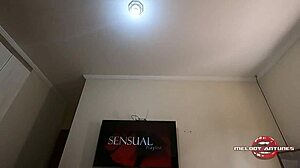 Melody Antunes calls her boyfriend for a steamy webcam chat, leading to explicit live sex watched by viewers, part 1 on xred.