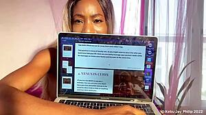 i naked goddess jhay giving brain orgasm to that ebony stud