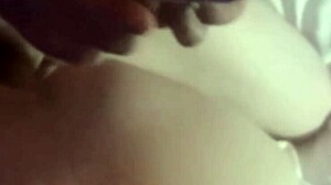 In this homemade scene, a cute blonde milf squirts and gets fucked bent over passionately with wet pussy