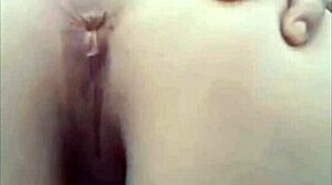 Watch Mirella's wild striptease and masturbation!