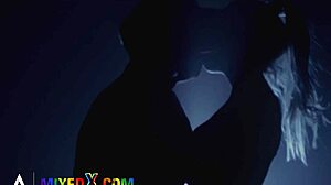 two hot girls casually sucking their friend's cock in a sex tape