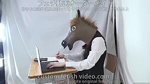 Giant balloon inflates pregnant woman's maternity wear