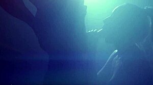 two hot girls casually sucking their friend's cock in a sex tape