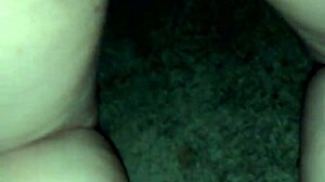 Horny mature worships big black cock