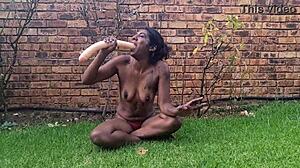 Indian dildo deepthroat vomiting and gagging