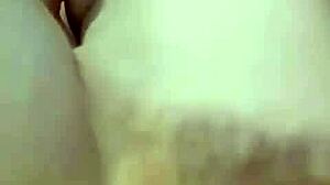 submissive red lipstick deep throat blow job