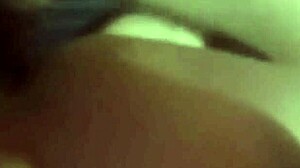 In this homemade scene, a cute blonde milf squirts and gets fucked bent over passionately with wet pussy