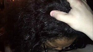 black bbw sucking a white dick