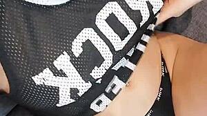 Teen girl enjoys passionate selfie masturbation after university lessons with fingering