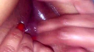 The wife says, 'I'm playing with myself in the car'