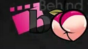 Emmy Demure's oiled big ass fucked hard backstage